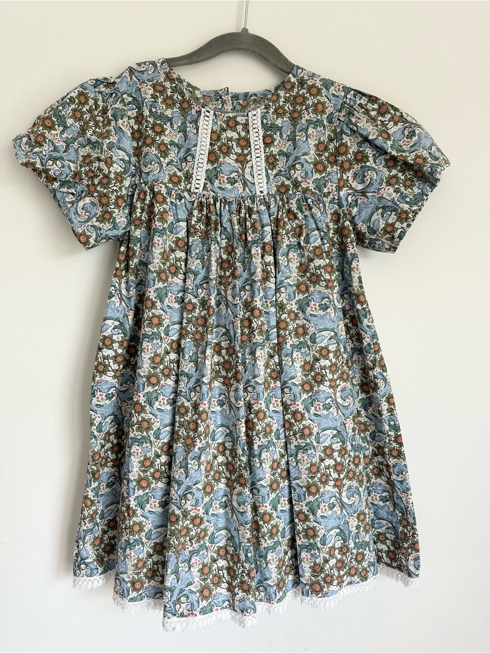 CURIPEER Girls Summer Floral Dress Size 7 Years